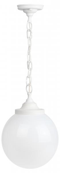 Светильник садово-парковый ЭРА НСБ 01-60-251 шар опал подвес- цепь D=250 мм